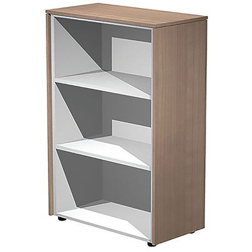 Rangement Mi Haut Royal - 83x43x120cm - Noyer