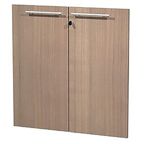 Jeu De Portes Royal Pour Armoire Basse Avec Serrure - Noyer