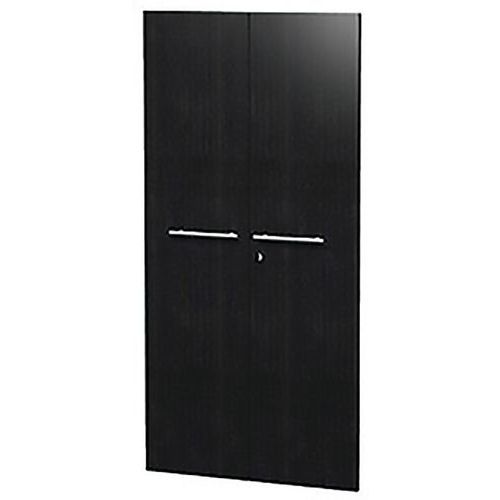Jeu De Portes Royal Pour Armoire Haute Avec Serrure - Noir