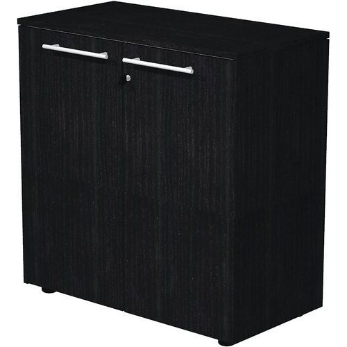 Armoire Basse à 2 Portes Royal - Noir