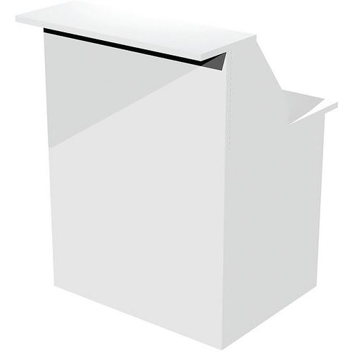 Banque D'accueil à Module Haut Welcome - 80 Cm - Blanc