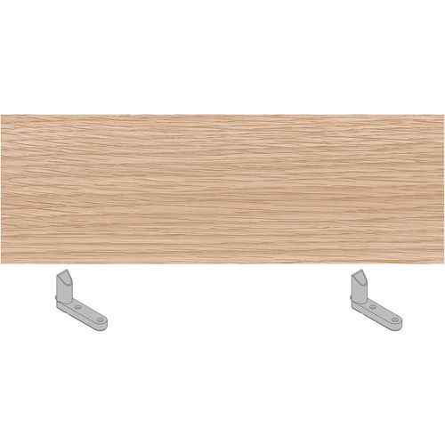 Panneau Ã‰cran Pour Bureau Trendy 140cm - Chêne