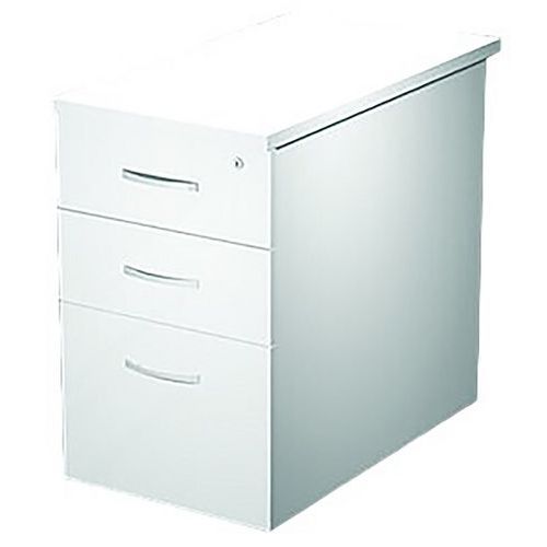 Caisson 3 Tiroirs Trendy E Visual - 44x80x73cm - Blanc