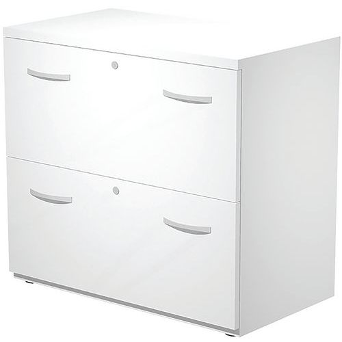 Meuble Tiroirs Visual Pour Dossiers - Blanc