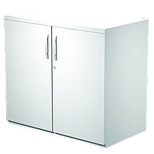 Armoire Basse Complète à 2 Portes Visual - Blanc