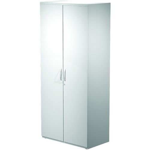 Armoire Haute Complète 2 Portes Basses Visual - Blanc