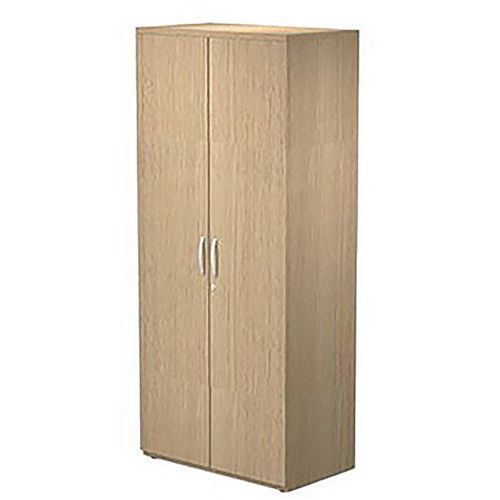 Armoire Haute Complète 2 Portes Basses Visual - Chêne