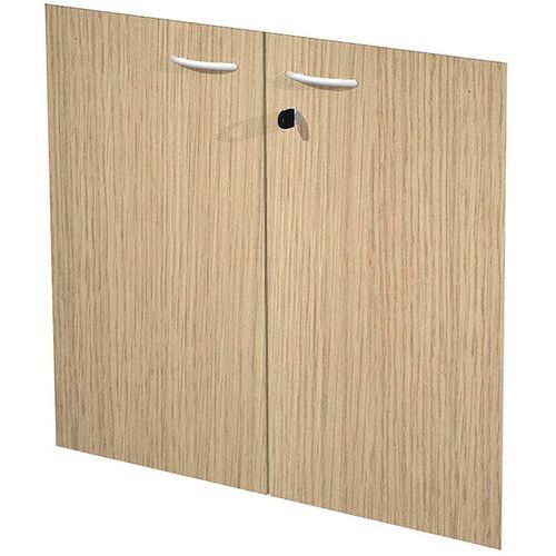 Jeu De Portes Armadio Armoire Basse - Chêne