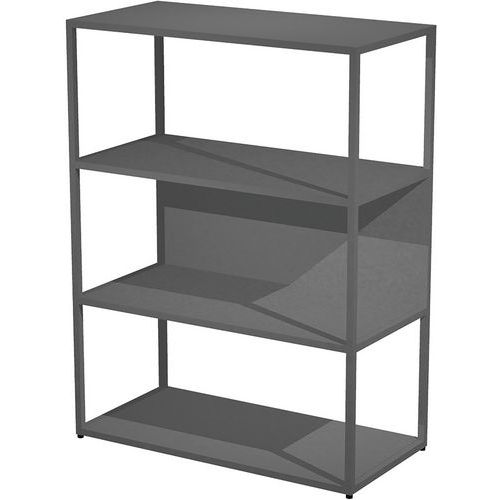 Bibliothèque Mi-haute En Métal Razor - Anthracite