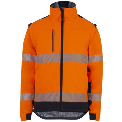 Blouson Softshell Sherpa Orange/marine S