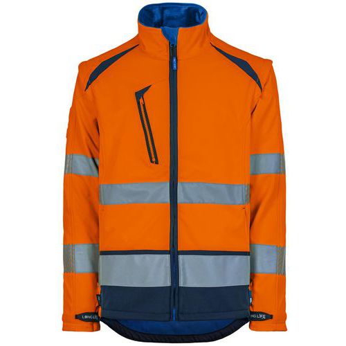 Blouson Softshell Long Life Orange/marine S