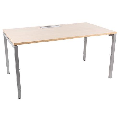 Bureau Droit 180 Cm Pieds U Ajustables Misao - Manutan