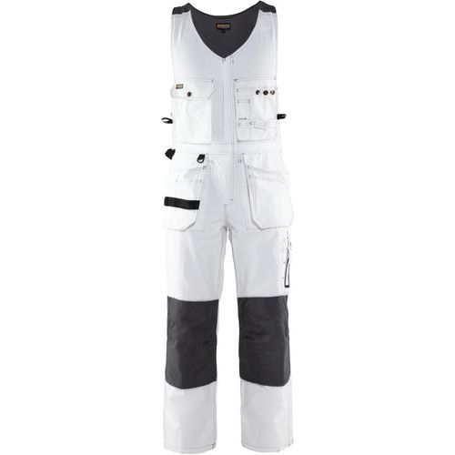 Combinaison De Travail De Peintre Sans Manche - Blanc/gris - D100 - Homme
