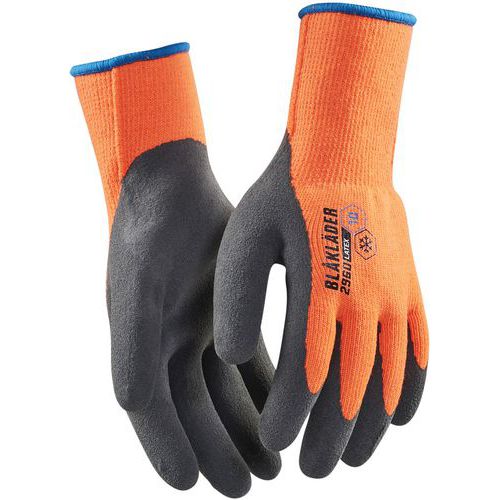 Gants De Manutention Artisan Doublés Latex Trempé Jauge 10 - Orange - 8
