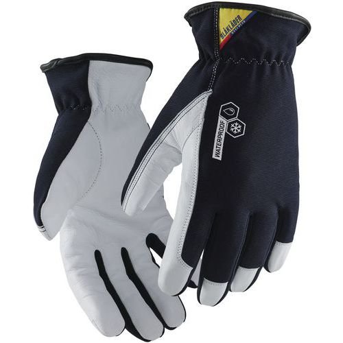 Gants De Manutention De Travail Doublés Cuir De Chèvre - 12