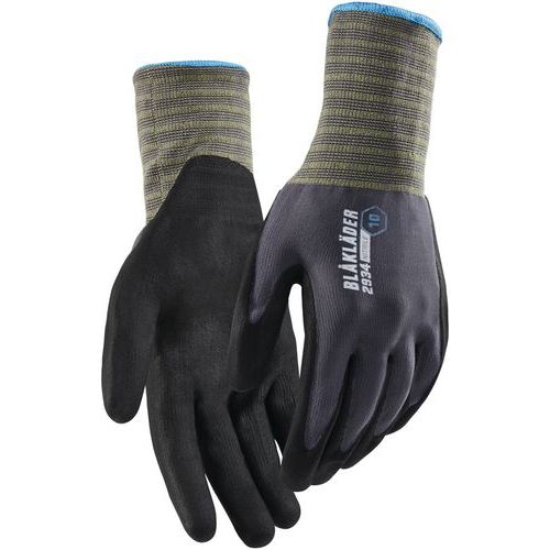 Gants De Manutention De Travail En Nitrile Lisse Trempé - 10