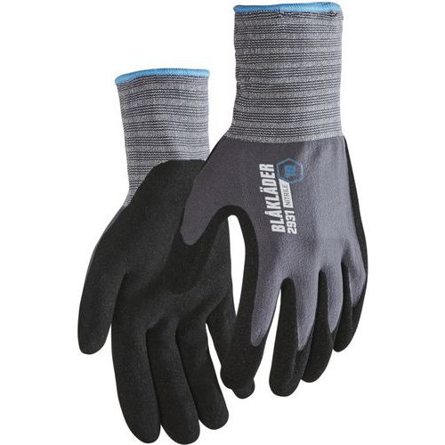 Gants De Manutention De Travail En Nitrile Sableux Trempé - Gris Clair - 11