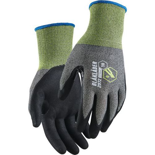 Gants Anticoupure De Travail En Nitrile Trempé Anti Coupure - Noir - 9