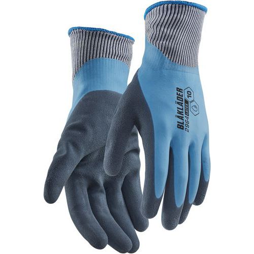 Gants De Manutention De Travail Latex Trempé - Bleu - 7