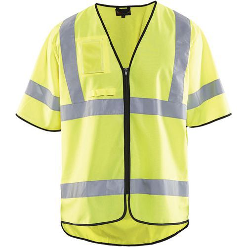 Gilet De Travail Haute Visibilité - Jaune Fluo - M/l