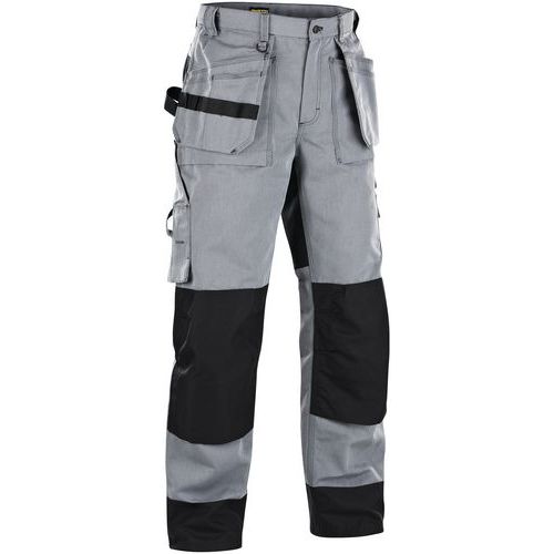 Pantalon De Travail Artisan Heavy Worker - Gris Clair/noir - C52
