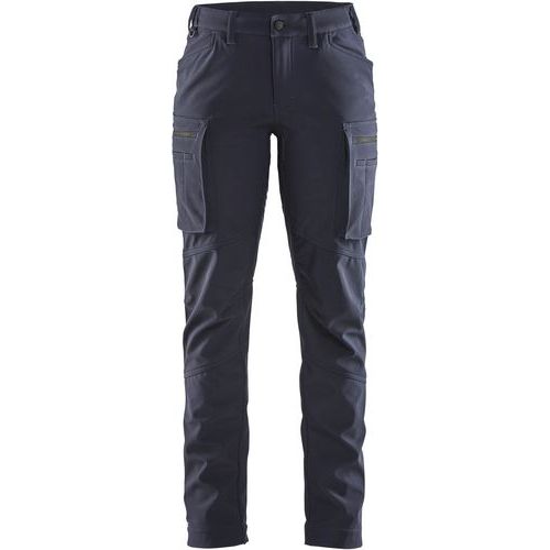 Pantalon De Travail D'hiver Softshell Maintenance Femme Bleu Foncé C44