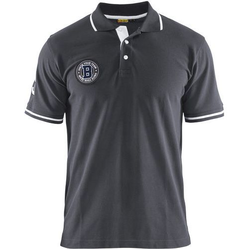 Polo De Travail Édition Limitée - Gris/blanc - Xxl