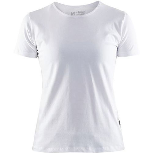 T-shirt De Travail Col Rond Pour Femme - Blanc - S