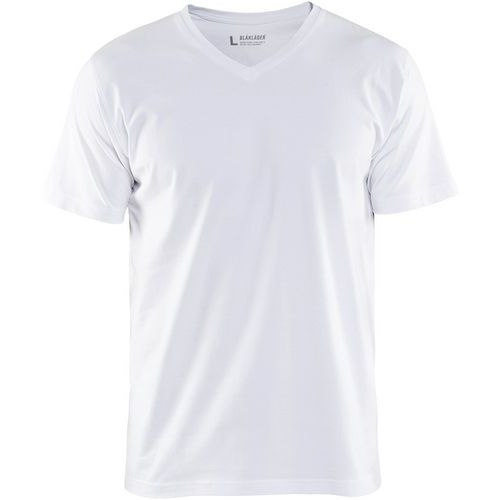 T-shirt Col En V Marine Xl