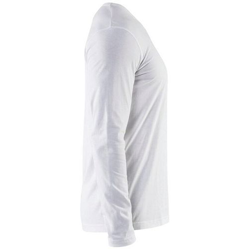T-shirt Manches Longues - Blanc - 5xl