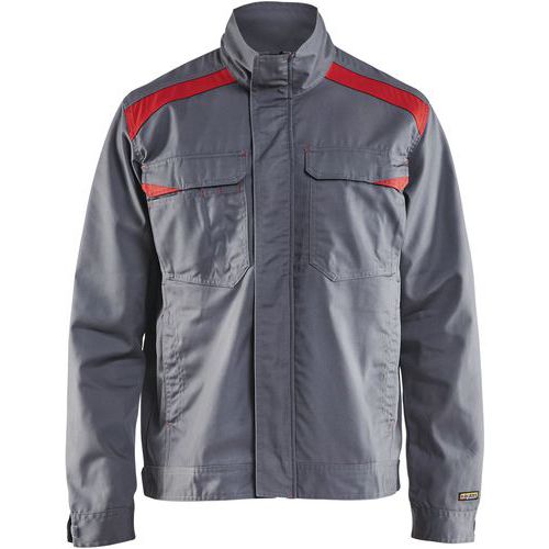 Veste De Travail Industrie - Gris/rouge - Xxl