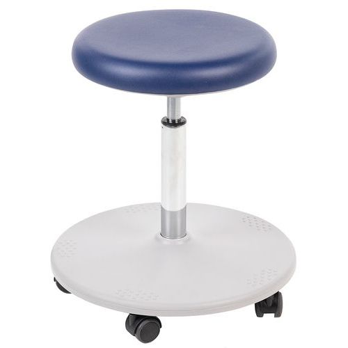 Tabouret De Laboratoire Type:roulettes Ass H Min:45 Cm