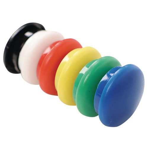 Blister 6 Aimants 22mm Assorti