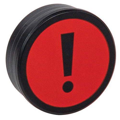 Aimants Lean Management Attention Rouge