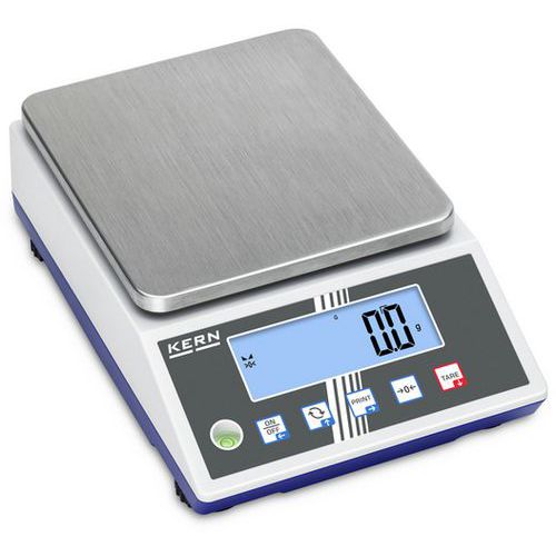 Kern - Balance de précision PCJ 6000-1M - Portée 6 kg - Précision 0.1 g - Plateau 170x150 mm
