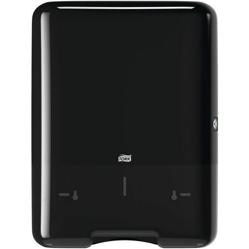 Distributeur Dâ€™essuie-mains Mural à Pli Simple - H3 Tork 553008 â€“ Noir