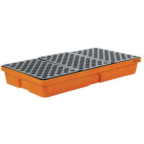 Bac De Rétention Plastique 90l 1200x640x150 Orange