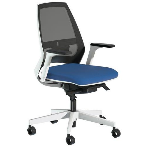 Siège De Bureau Oxygen Accoudoir 3d Résille Bleu