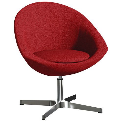 Chauffeuse Agio Tissu Rouge