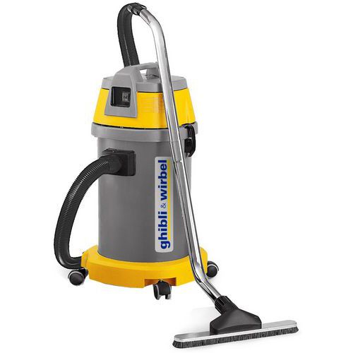 Ghibli&Wirbel - Aspirateur eau et poussière AS27P - 27L - 1000W - Dépression 190 mbar - Silencieux 62 dBA
