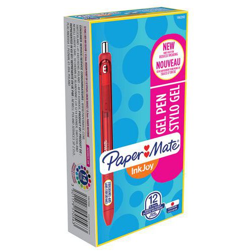 Paper Mate Inkjoy Gel Pointe Moyenne - Rouge