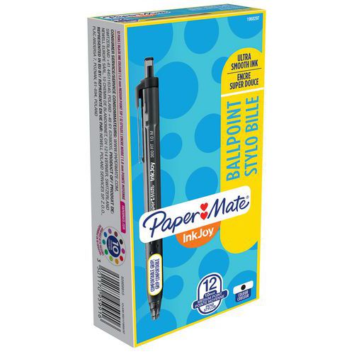 Paper Mate Inkjoy 300 Rt Stylo Bille Pointe 10 Mm - Noir