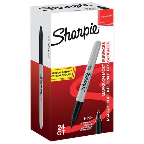 Marqueur Permanent Pointe Ogive Noir - Sharpie