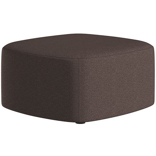 Grand Pouf Abbey Tissu Brun