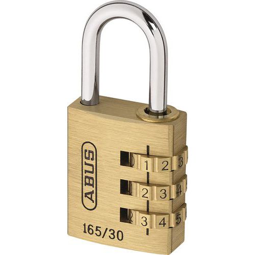 Abus 1 Cadenas Ã€ Combinaison En Laiton 165/30