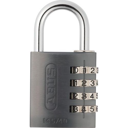 Abus 1 Cadenas à Combinaison En Aluminium 145/40