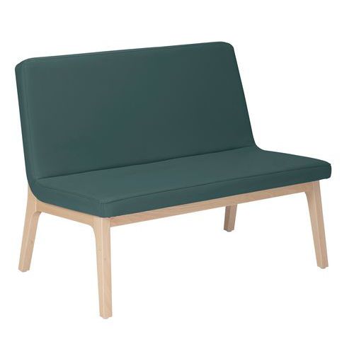 Banquette Zélos 3 Places Sans Surpiqûre Hêtre Origan