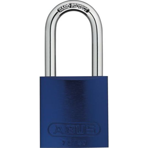 Abus 1 Cadenas De Sécurité 72-40 En Aluminium Haute Anse Entrouvrant