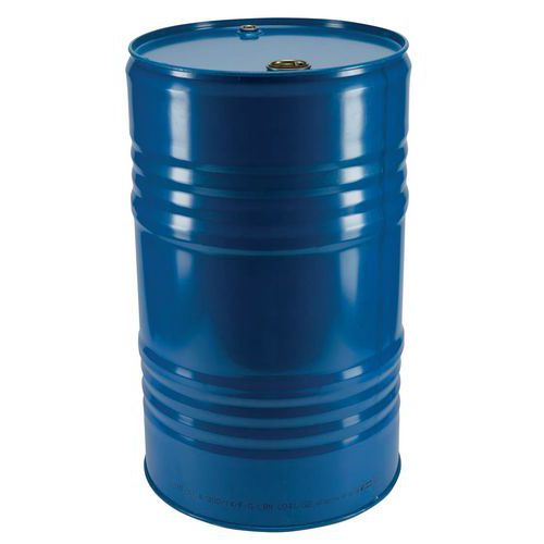 Fût Acier 30L Bleu Vernis Alimentaire - Capacité 30L - Idéal Stockage Liquides
