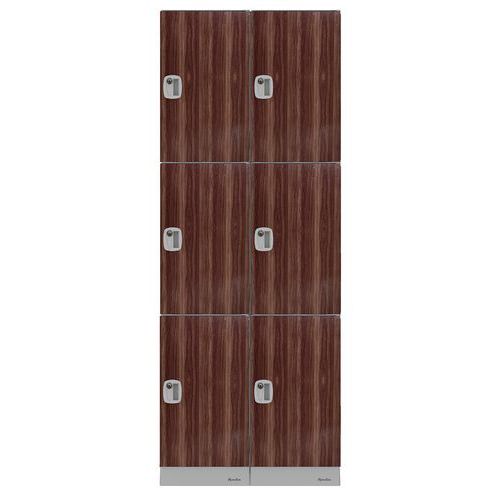 Vestiaire En Plastique 6 Cases/ 2 Colonnes